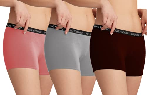 Young Trendz Women'S And Girls, Boyshort Panties | Best Cotton Boyshort Underwear