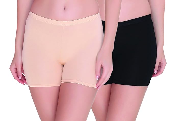 Plumbury Women'S Cotton Lycra Boyshort Panty | Best Cotton Boyshort Underwear
