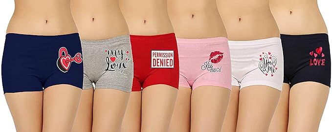 Blacktail Boyshorts Panties Combo Pack | Best Cotton Boyshort Underwear