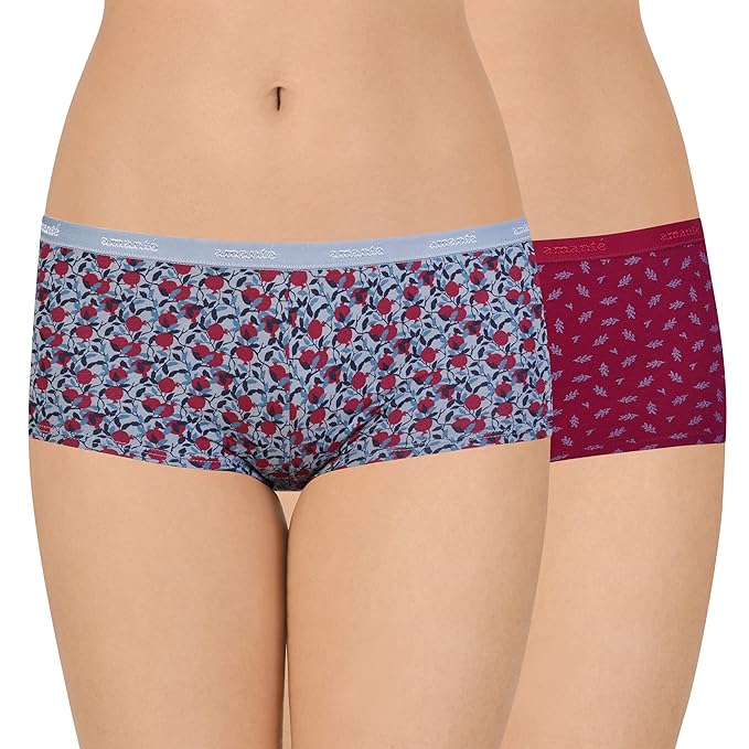 Amante Women'S Cotton Boy Short Panties | Best Cotton Boyshort Underwear