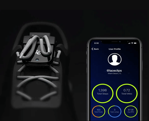Laceclips Smart Activity Sports Performance Monitor: Features - Healthsoothe